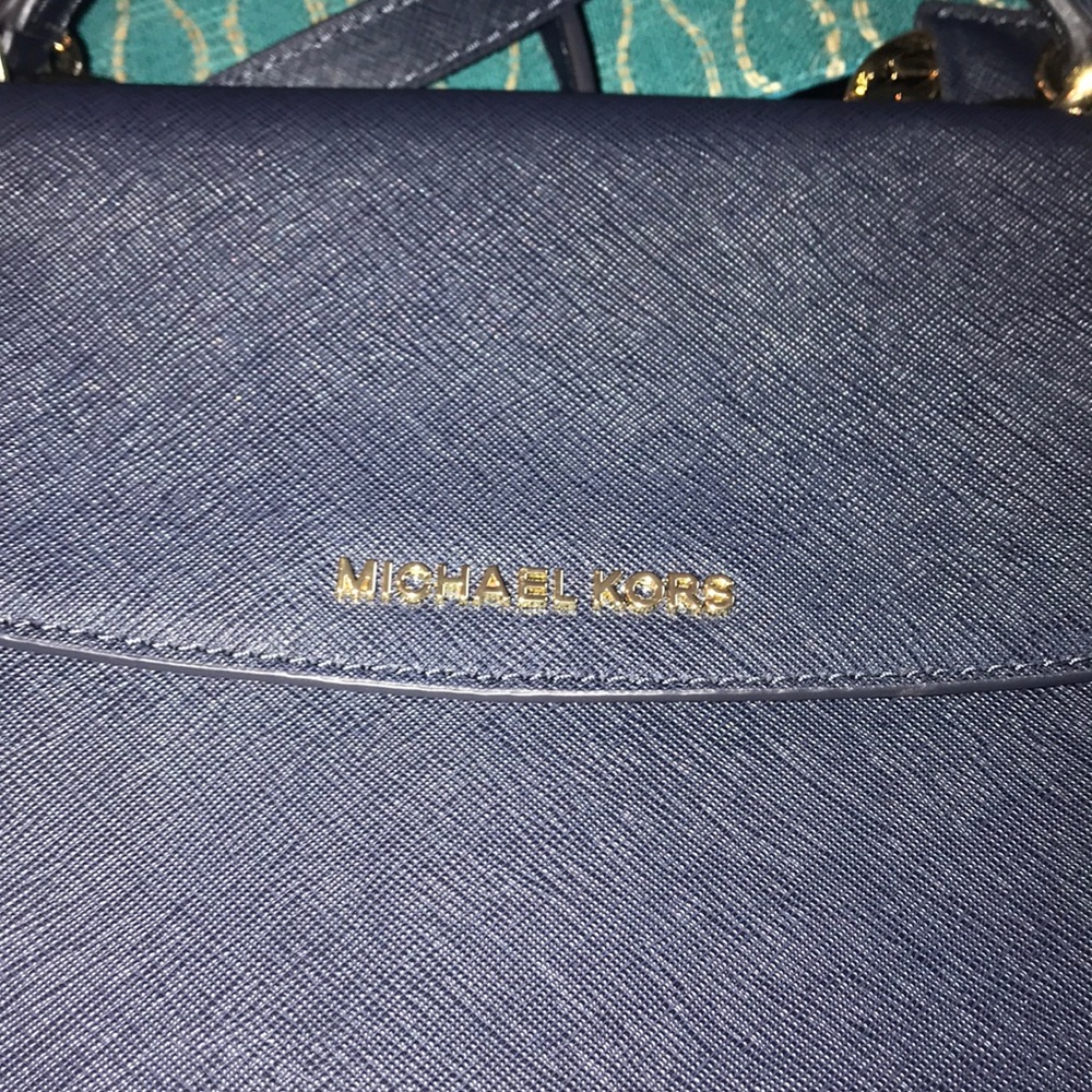 Navy Michael Kors shoulder bag